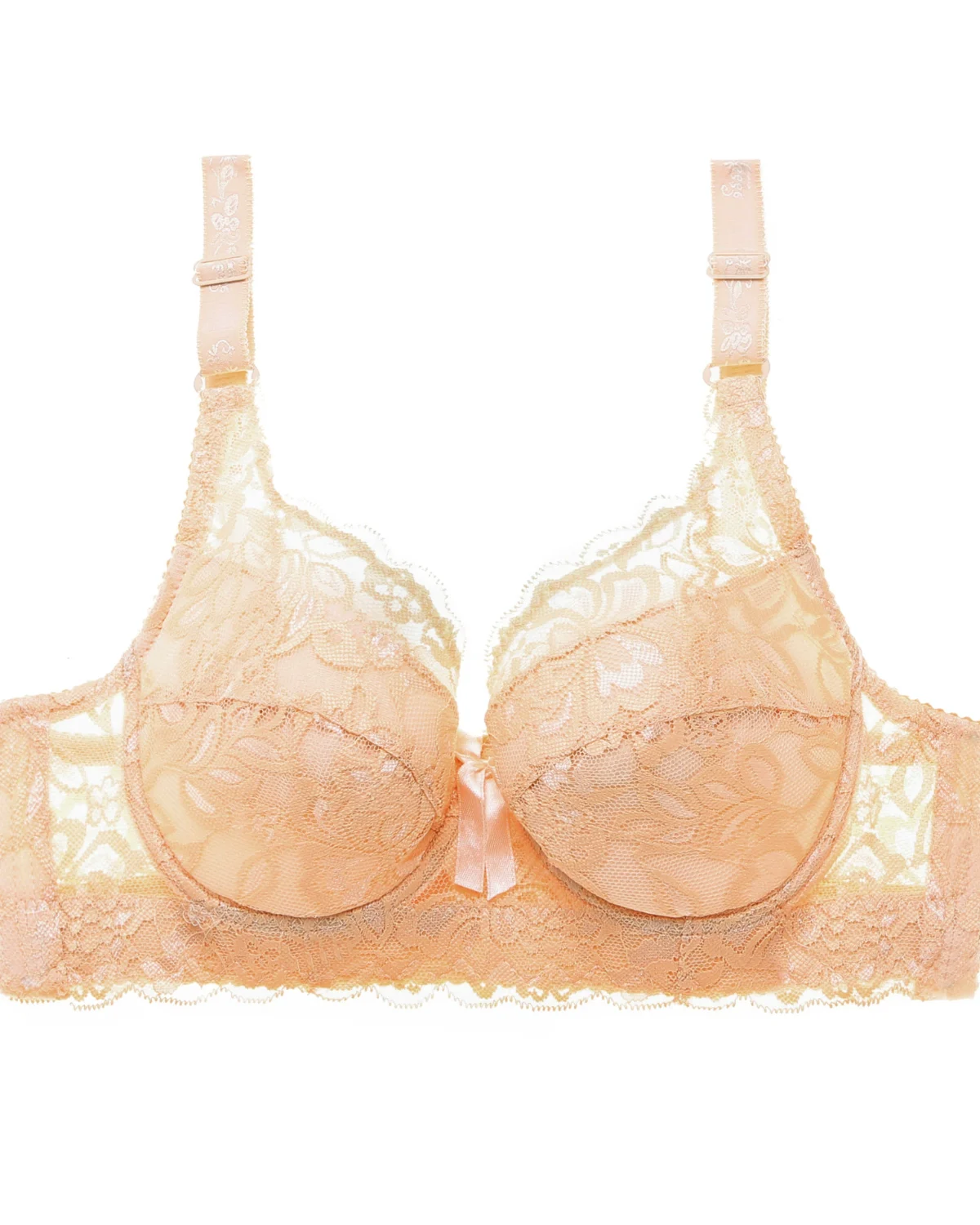 Floral Lace Underwire Minimizer Bra product view 13