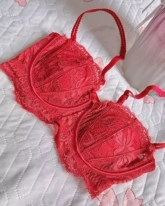 For Her Secret Lace Half-Cup Bra product view 3