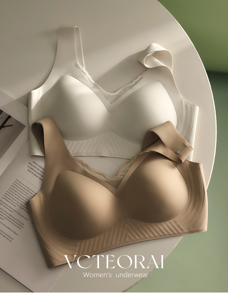 VCTEORAI Seamless Wireless Minimizer Bra with Jelly Soft Support product view 10