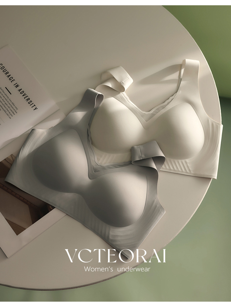 VCTEORAI Seamless Wireless Minimizer Bra with Jelly Soft Support product view 11