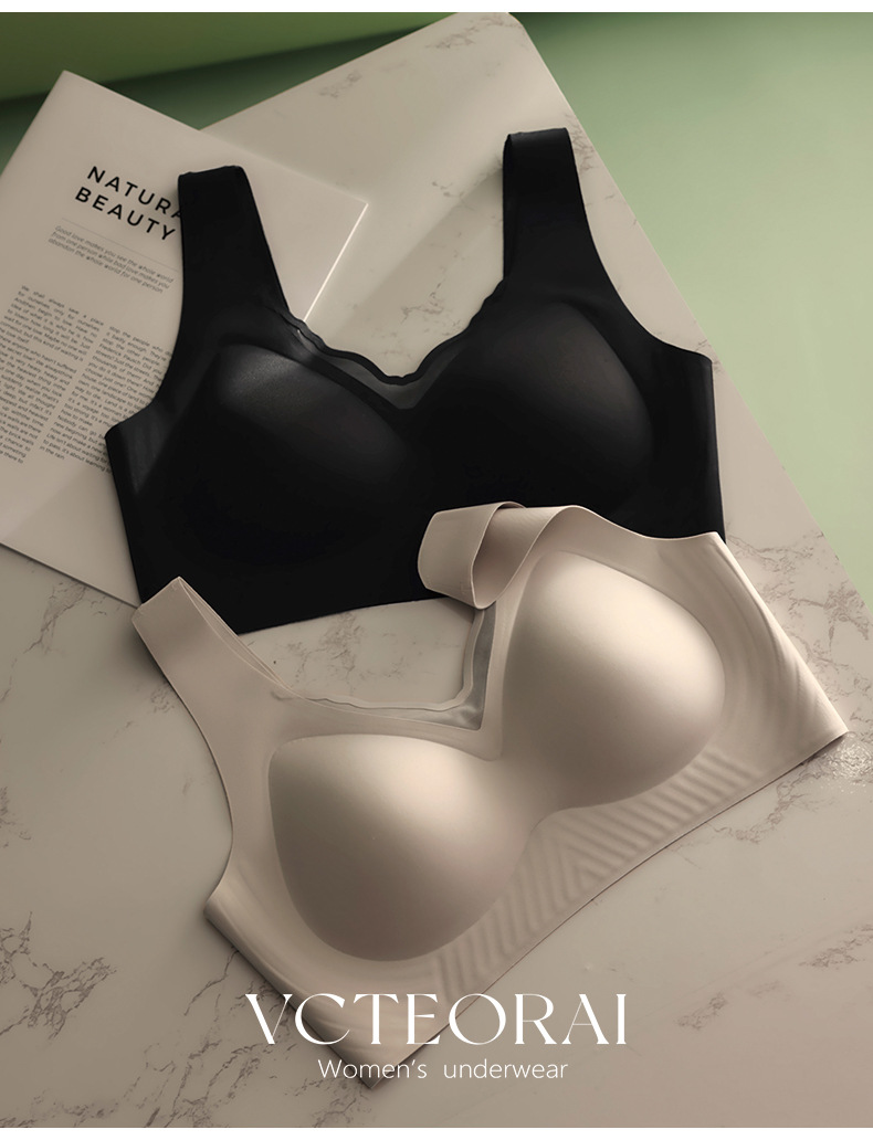 VCTEORAI Seamless Wireless Minimizer Bra with Jelly Soft Support product view 15