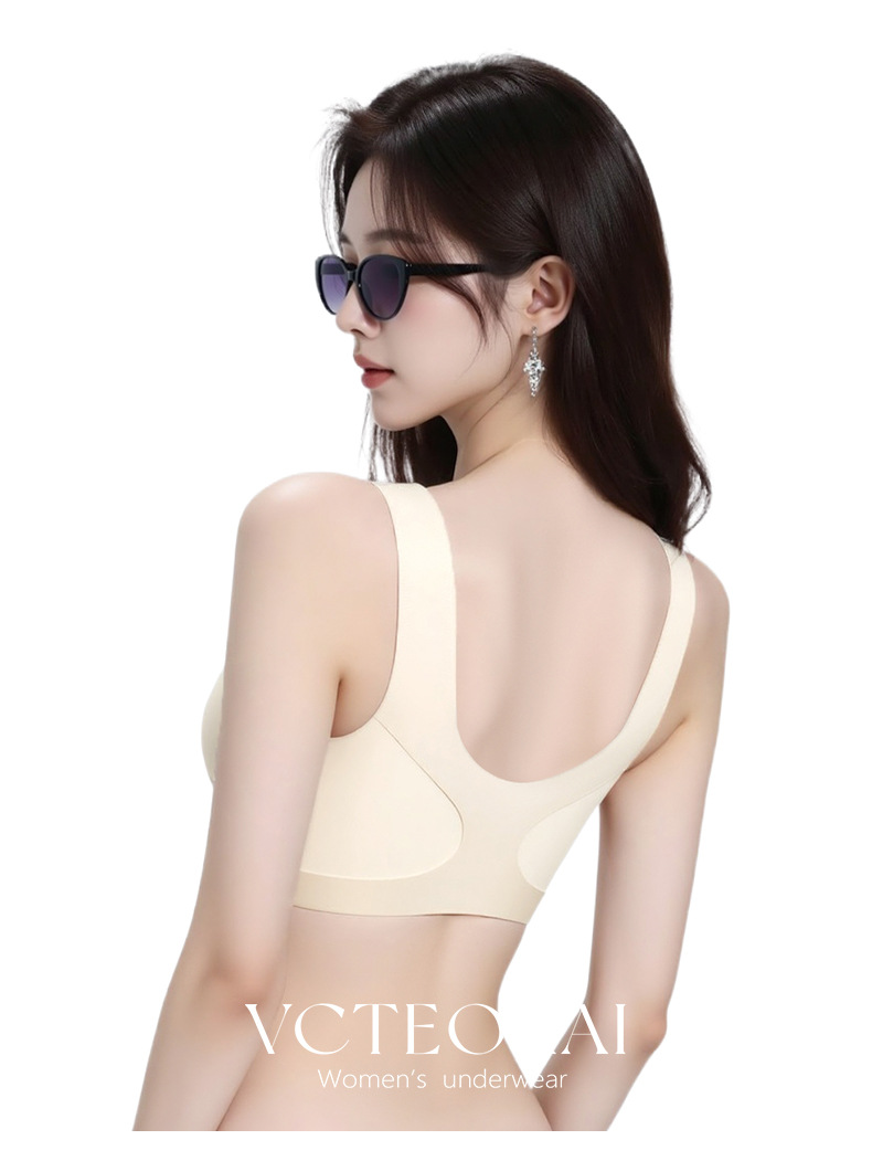 VCTEORAI Seamless Wireless Minimizer Bra with Jelly Soft Support product view 17