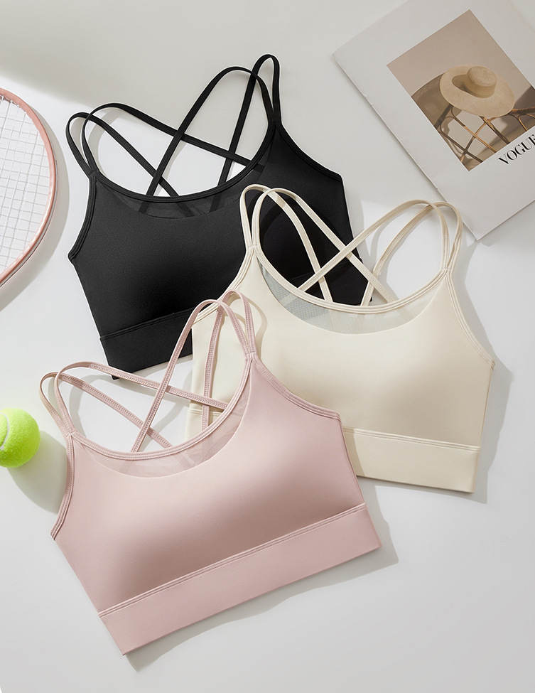 Crisscross Back Wireless Padded Sports Bra product view 15