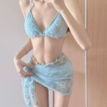 For Her Secret Textured Lace 3-Piece Swimsuit Set