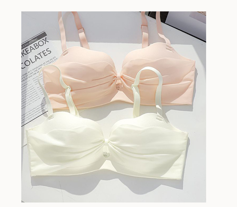 Seamless Wireless Lace Push-Up Bra for Women product view 5