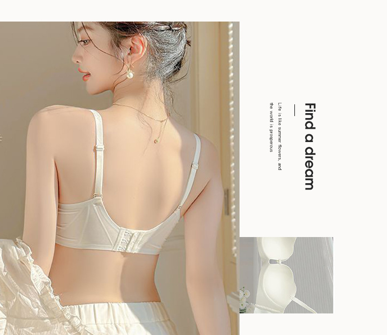 Seamless Wireless Lace Push-Up Bra for Women product view 8