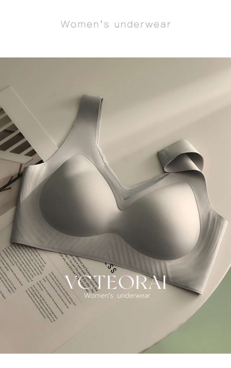 VCTEORAI Seamless Wireless Minimizer Bra with Jelly Soft Support product view 30
