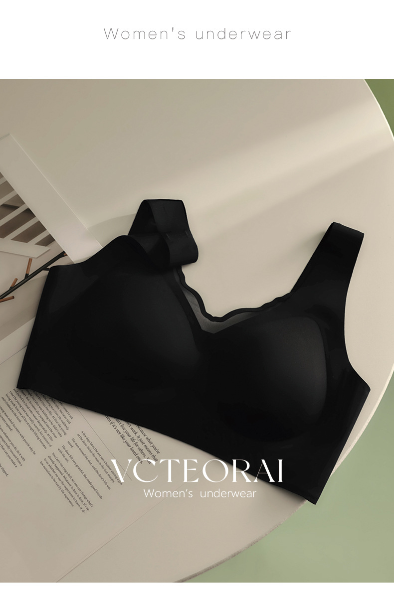 VCTEORAI Seamless Wireless Minimizer Bra with Jelly Soft Support product view 34