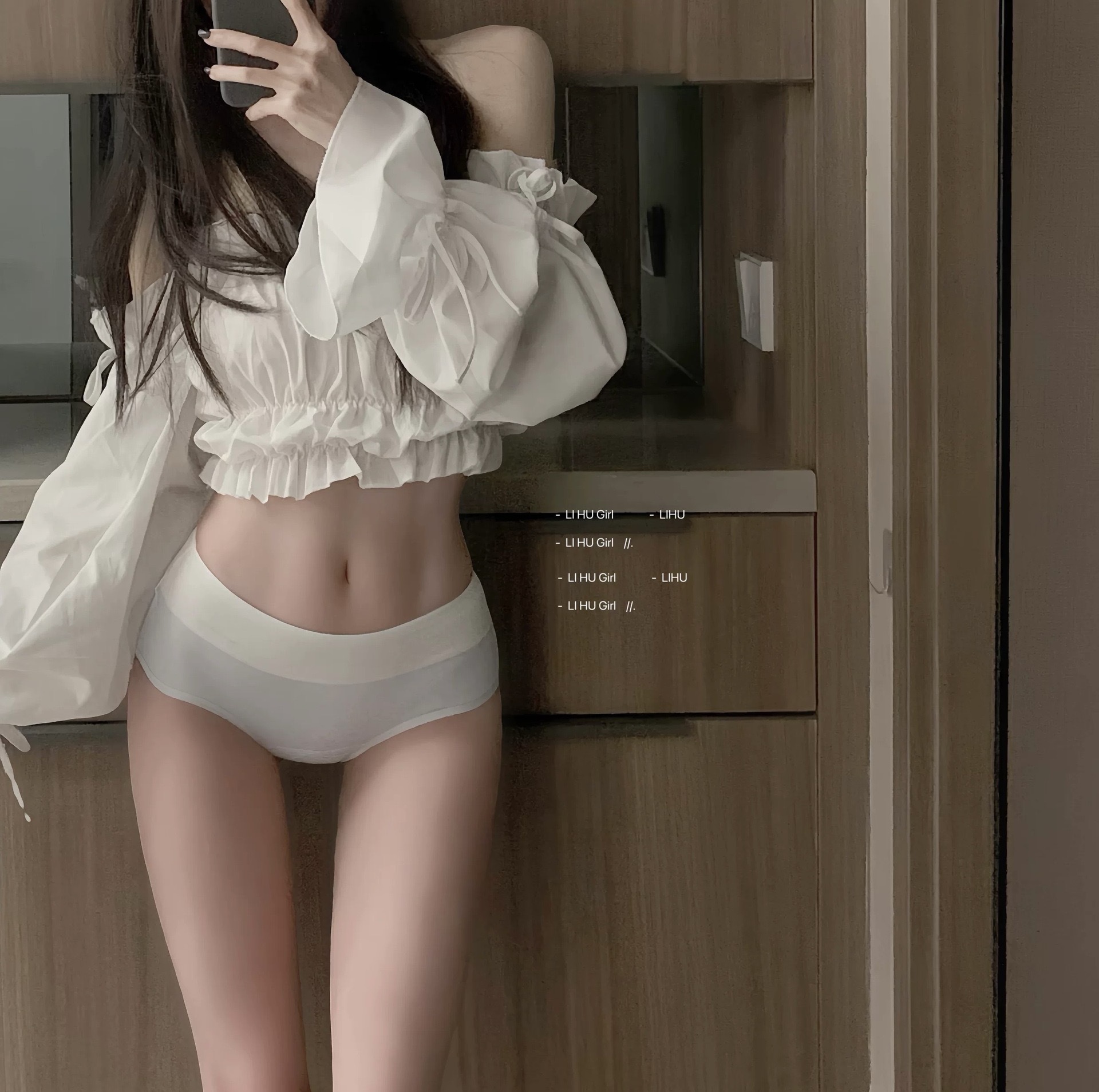 For Her Secret Women's High-Waisted Cotton Briefs with Antibacterial Long Crotch product view 4