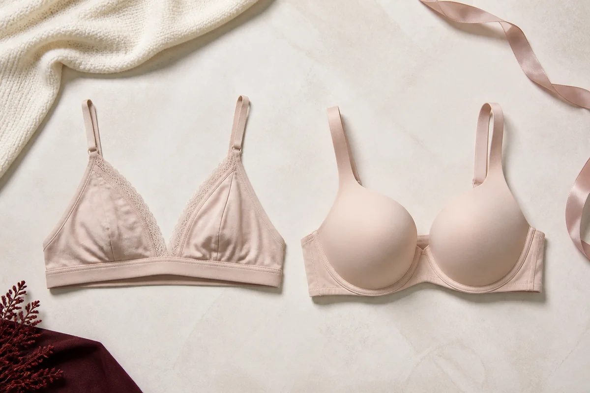 Bralette vs Bra: Comparing Structure, Coverage, Support, and Outfit Compatibility for Everyday Wear